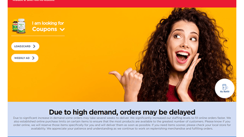 Rite Aid Revamped Home Page
